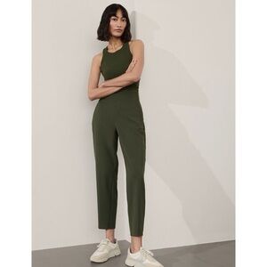 Athleta Endless Pant Ankle Everyday Olive Green Size 10 533636 High Rise Casual